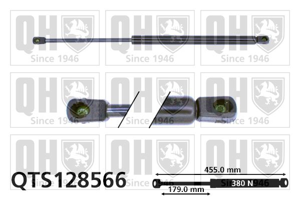 QUINTON HAZELL Газовая пружина, крышка багажник QTS128566